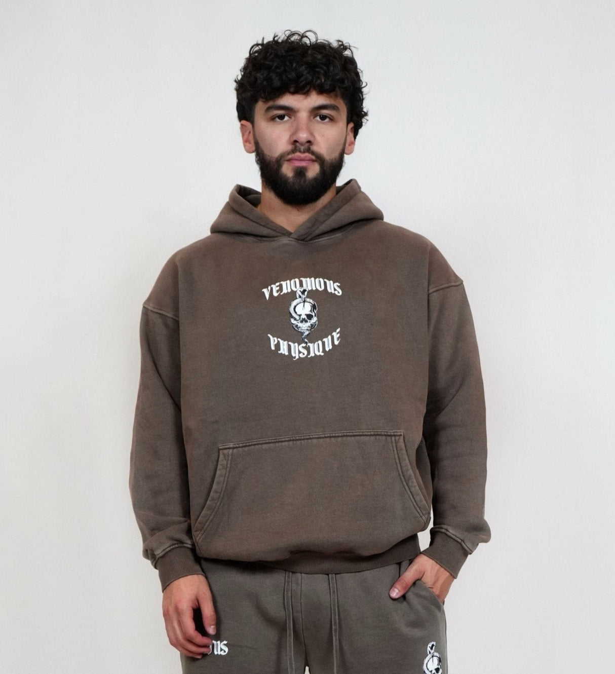 Taupe Brown Hoodie