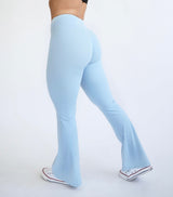 Sky Blue Flare Leggings